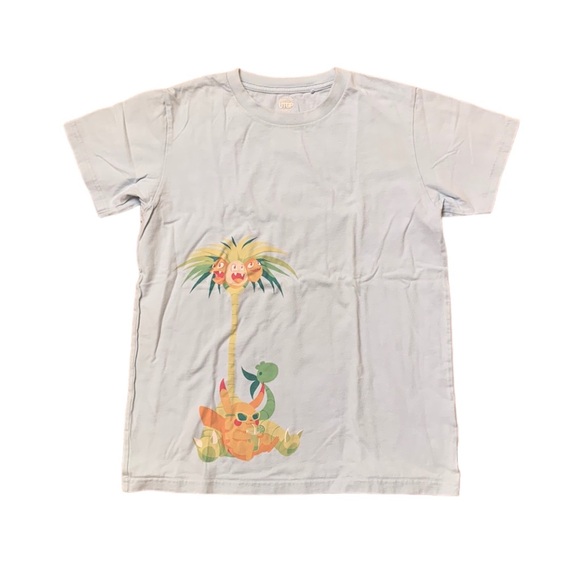 POKÉMON Light Blue Tropical Pikachu Palm Tree Tee, size 13 - Picture 1 of 8